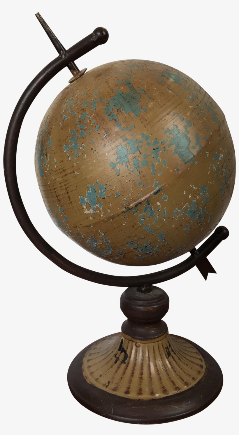 Vintage Globe On Stand - Globe, transparent png