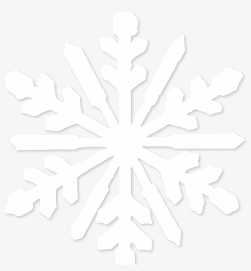 Snowflake Png Elephant Clipart - White Snowflake Png Clipart, transparent png