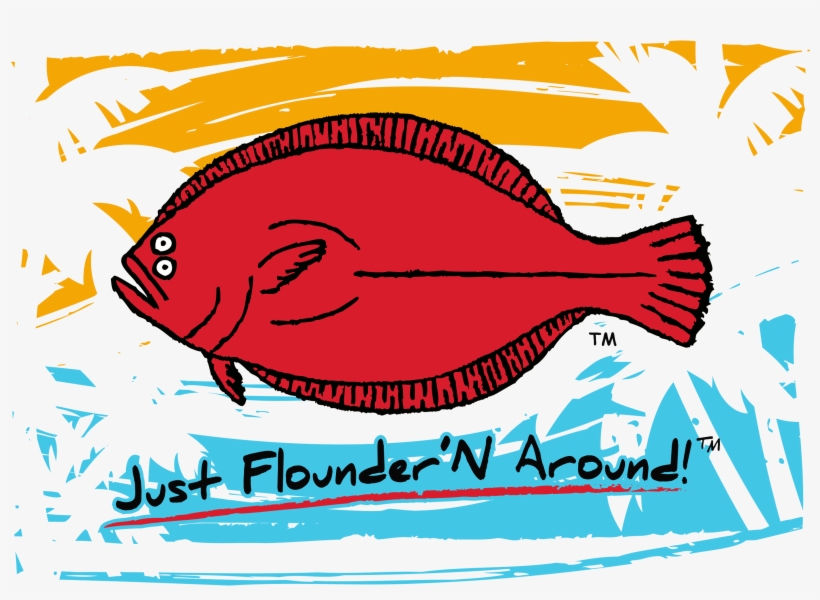 Wave Flounder'n Short Sleeve T Shirt - Coral Reef Fish, transparent png