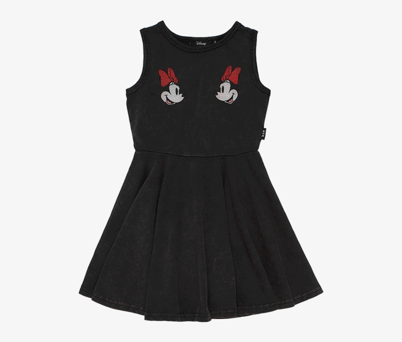 Minnie Mouse Singlet Waisted Dress - Little Black Dress, transparent png