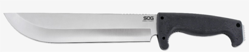 Sog Jungle Canopy Satin Clip Point Straight Edge Fixed - Sog Jungle Canopy, transparent png