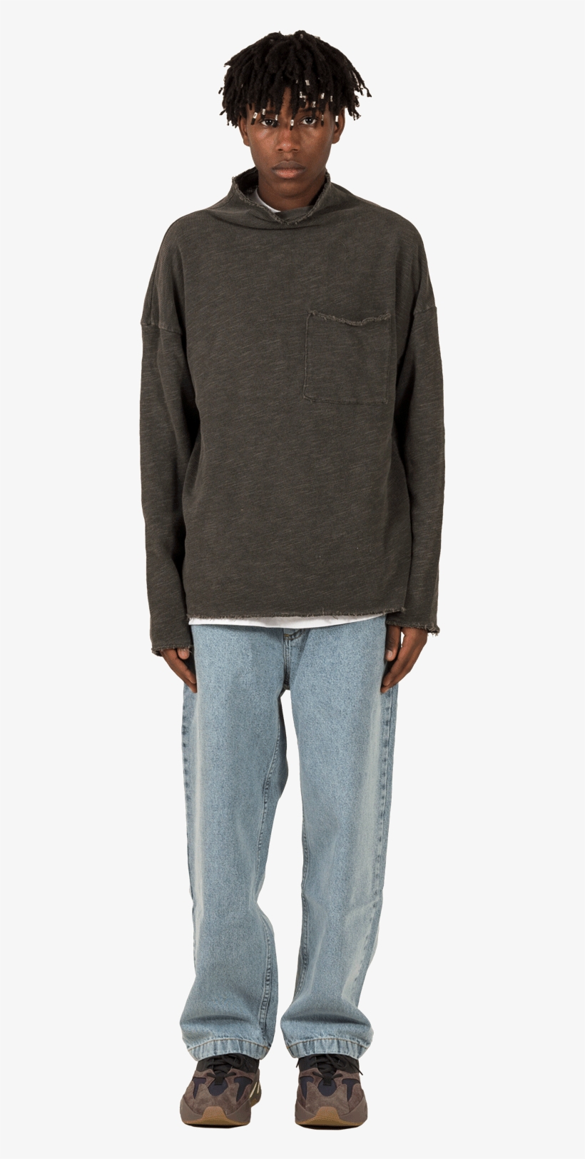 Chamonix Mock Neck Sweat - Gentleman, transparent png
