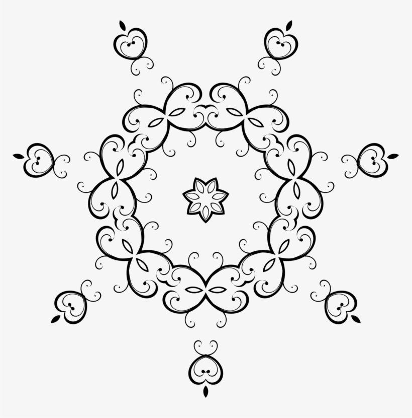 Lace Visual Arts Line Art Black And White Monochrome - Art, transparent png