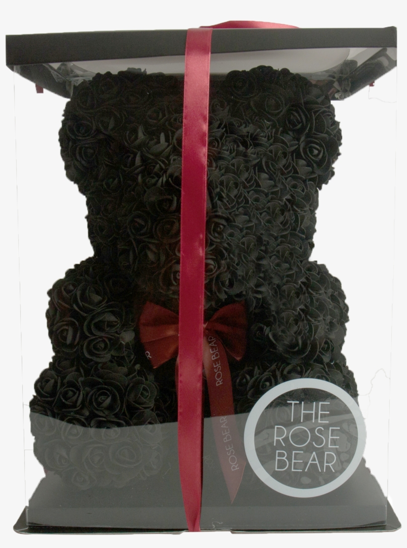 Black Rose Bear, transparent png