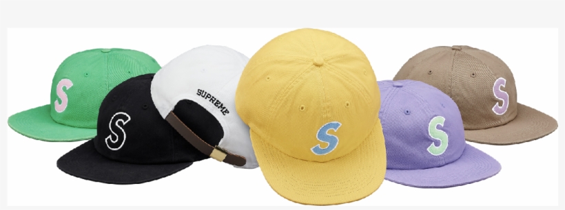 Felt S Logo 6-panel - Supreme, transparent png