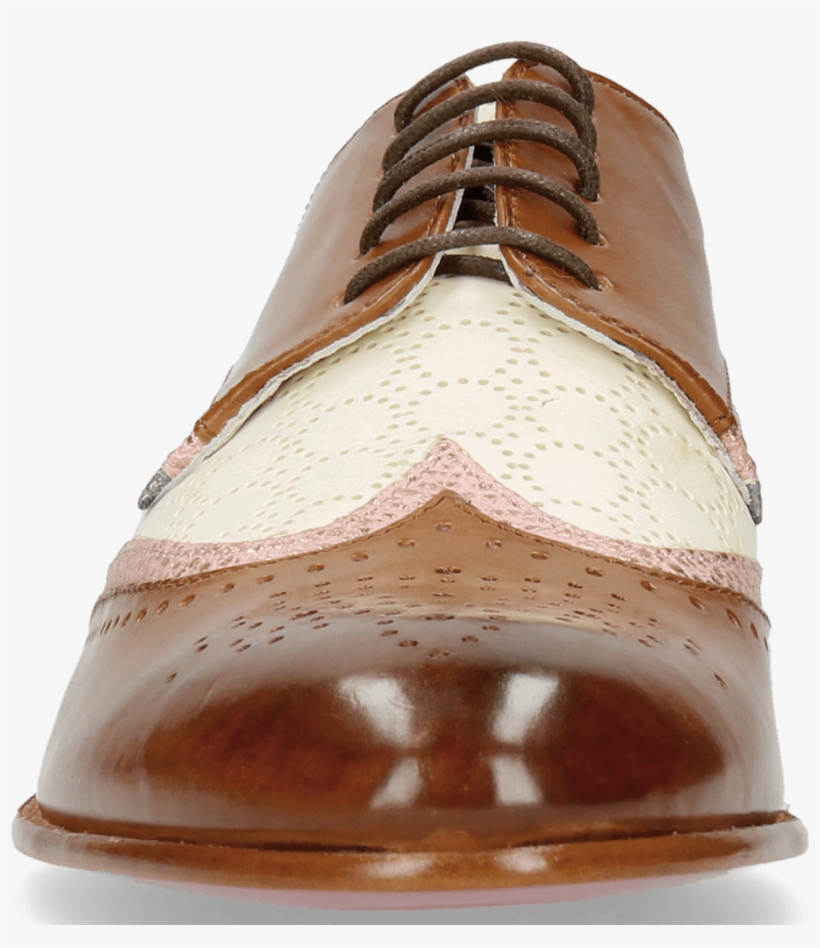 Derby Shoes Sally 15 Tan Grafi Rose Gold Perfo Nude - Slip-on Shoe, transparent png