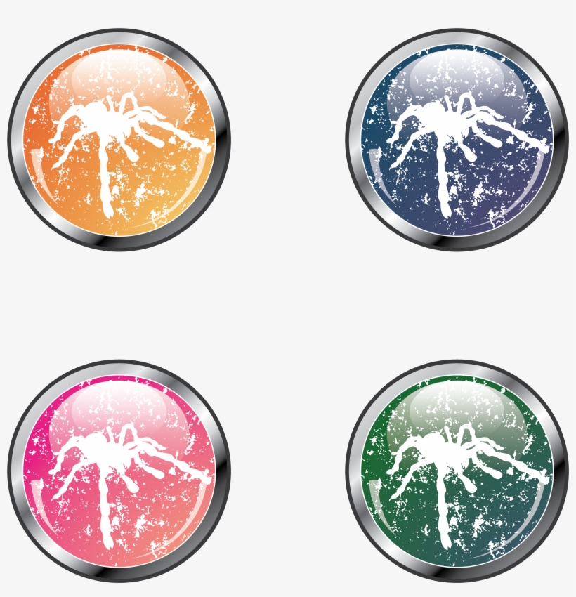 Vector Spider 04 By Dragonart - Coin, transparent png