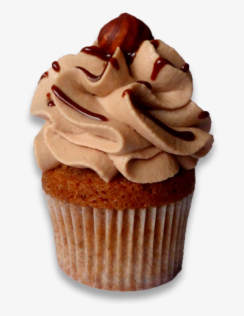Cup-nutella1 - Cupcake, transparent png