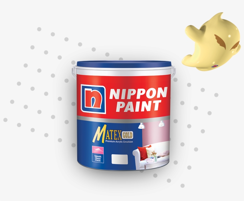 Matex Gold - 20 Ltr - Nippon Paint Matex Gold, transparent png
