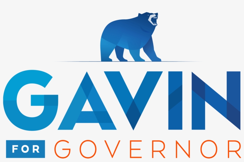 Gavin Newsom For Governor - Graphic Design, transparent png