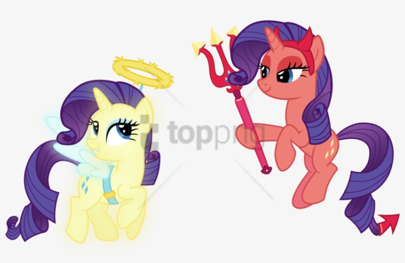 Free Png Rarity Angel And Demon Png Image With Transparent - Devil Rarity, transparent png