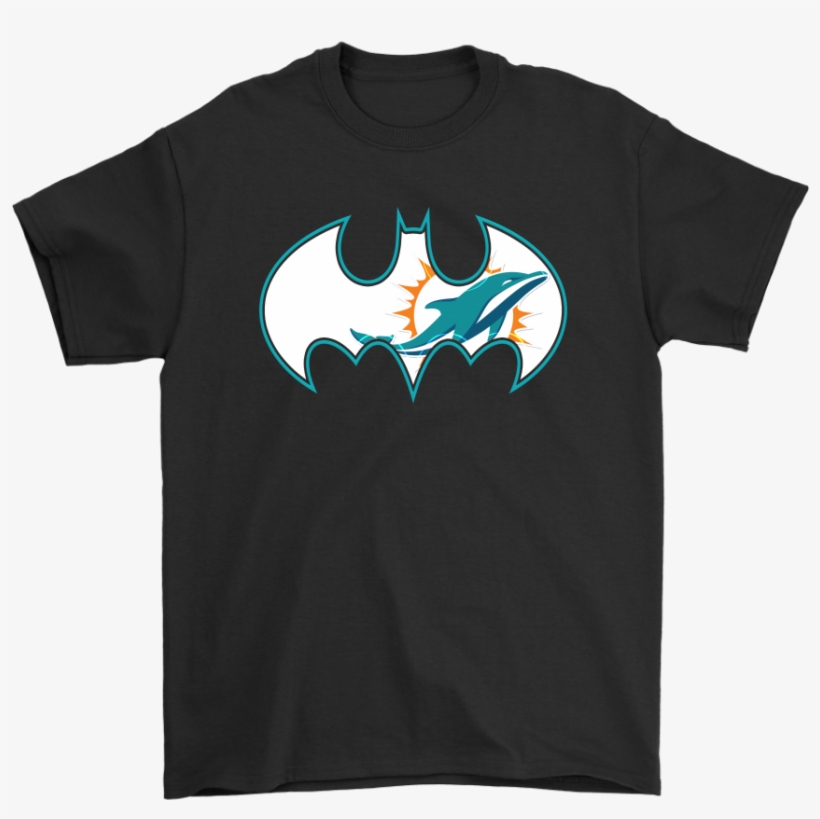 We Are The Miami Dolphins Batman Nfl Mashup Shirts - Janus Films T Shirt, transparent png