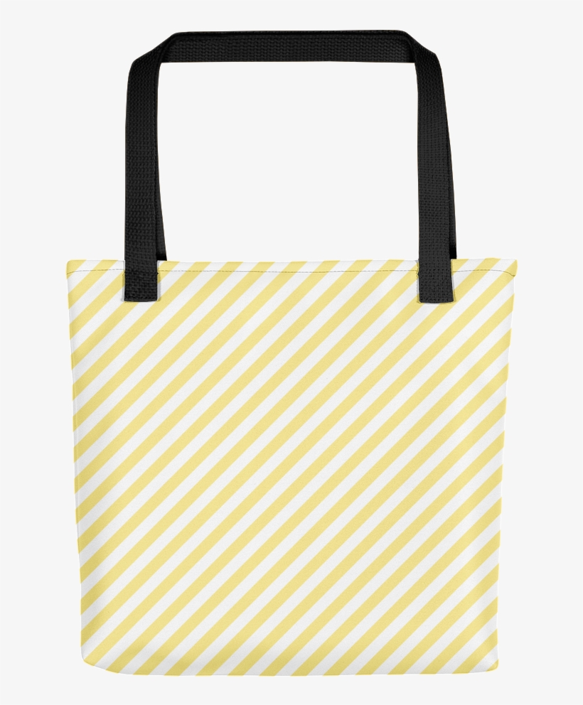 Yellow Diagonal Stripe - Shoulder Bag, transparent png