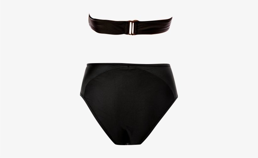 Nissa Bikini Bottom- Black - Panties, transparent png