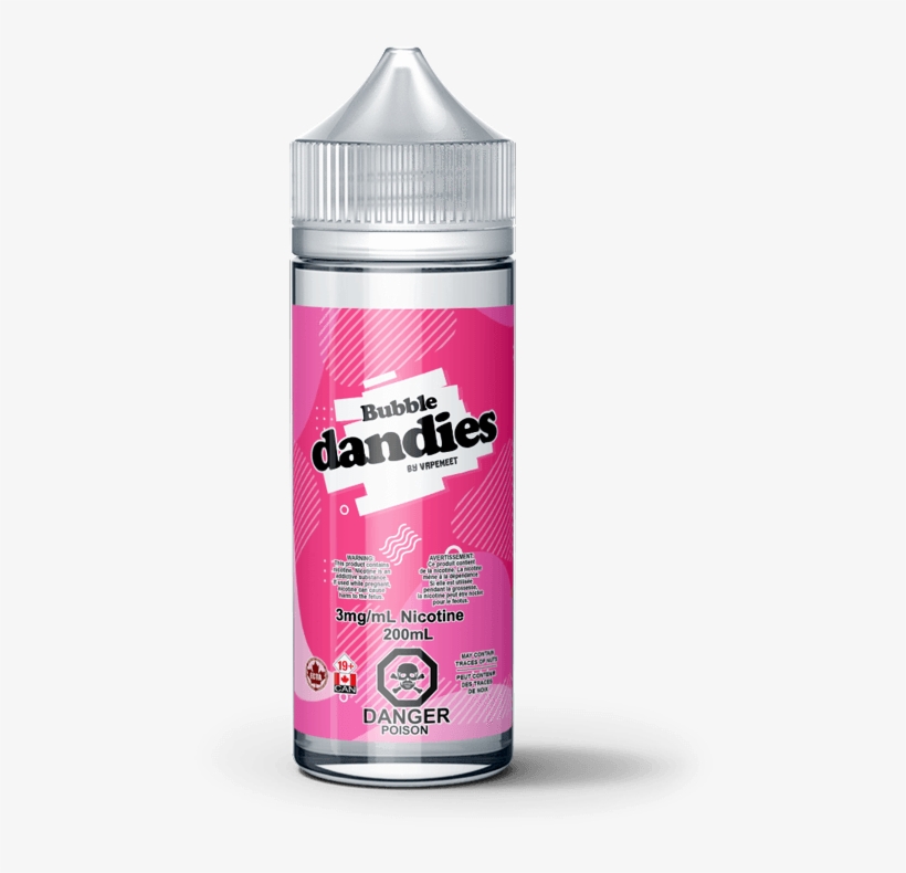 Bubble E-liquid Dandies 200ml 0 Mg/ml - Ultimate 100 E Juice, transparent png