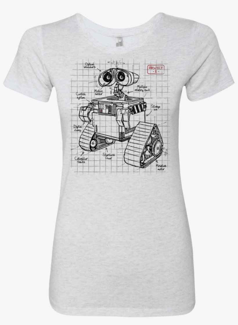 Wall E Plan Women's Triblend T Shirt - Pokemon Go Level 40 T Shirt, transparent png