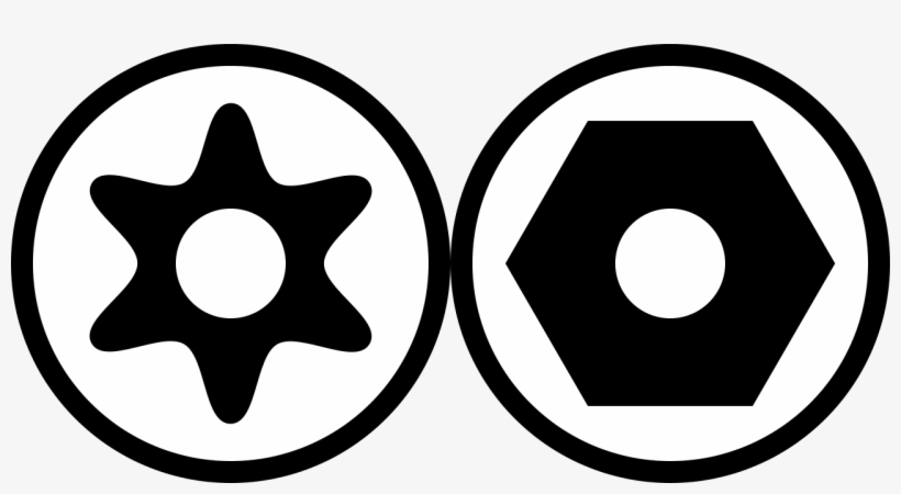 Torx And Hex With Pin - Hex Head Vs Torx, transparent png