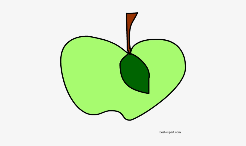 Green Apple Free Png Clip Art - Portable Network Graphics, transparent png