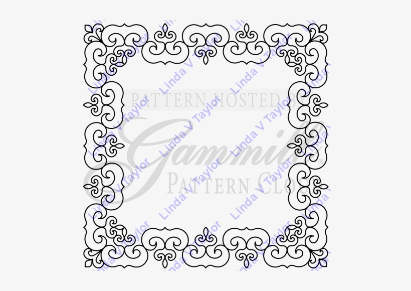 Lt Snowflake Frame - Circle, transparent png