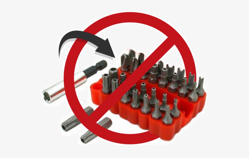 Screws Are Not Secure Tamper-proof Bits - Machine, transparent png