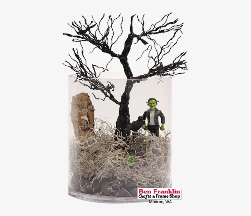 Add River Rocks, Then A Layer Of Spanish Moss And Finish - Art, transparent png