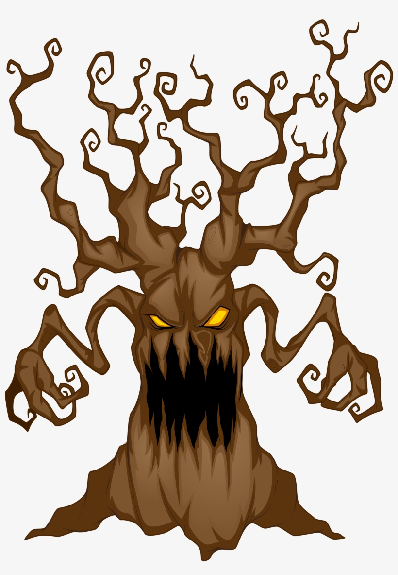 Halloween Tree Clipart At Getdrawings - Scary Background Clip Art, transparent png