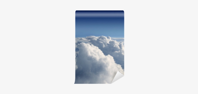 Blue Sky View From Aircraft Airplane And White Clouds, - Cloud, transparent png