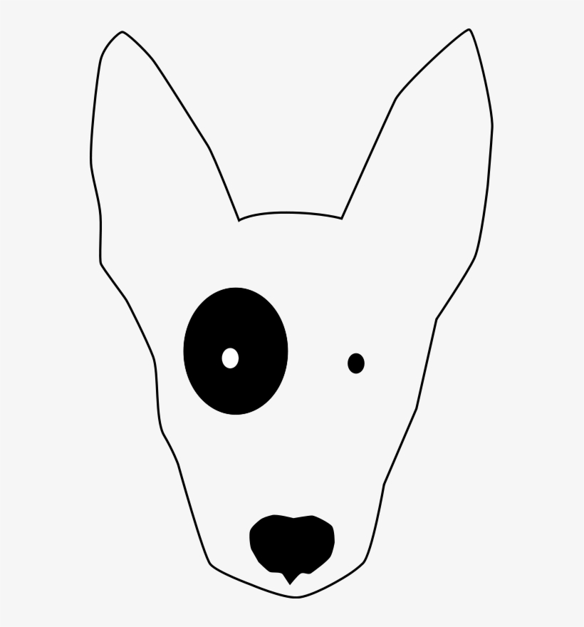 Bullterrier Head, Bujung,bull Terrier Cartoon,dog Bullterrier - Bull Terrier Head Clipart, transparent png