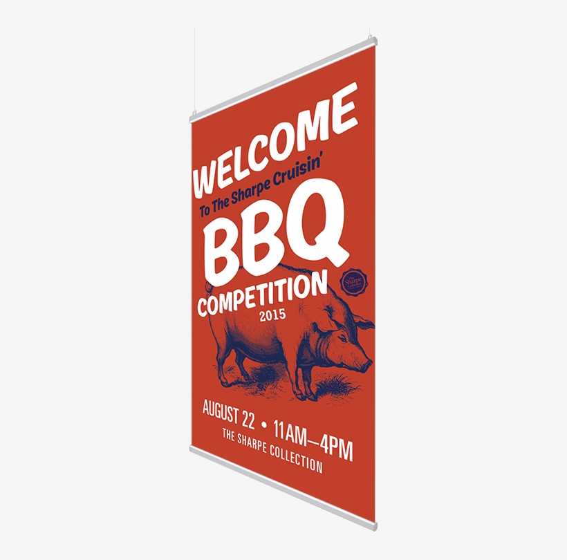 24″ Hanging Poster Rail Kit - Poster, transparent png