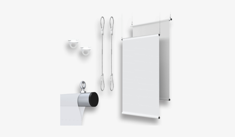 Expresslx Trapeze Bar Hanging Kits Banner Hardware - Wide-format Printer, transparent png