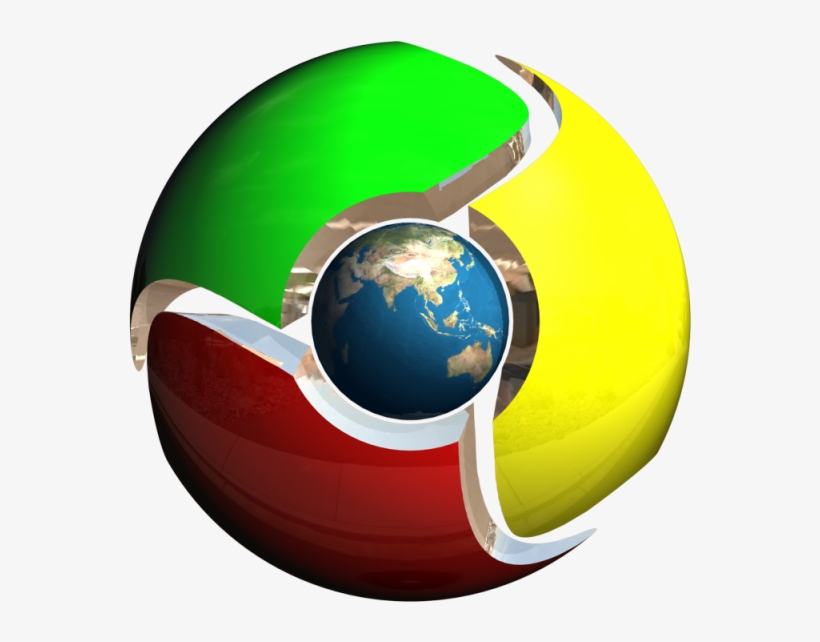 Chrome 3d Png Png Transparent Library - Chrome 3d Icon Png, transparent png