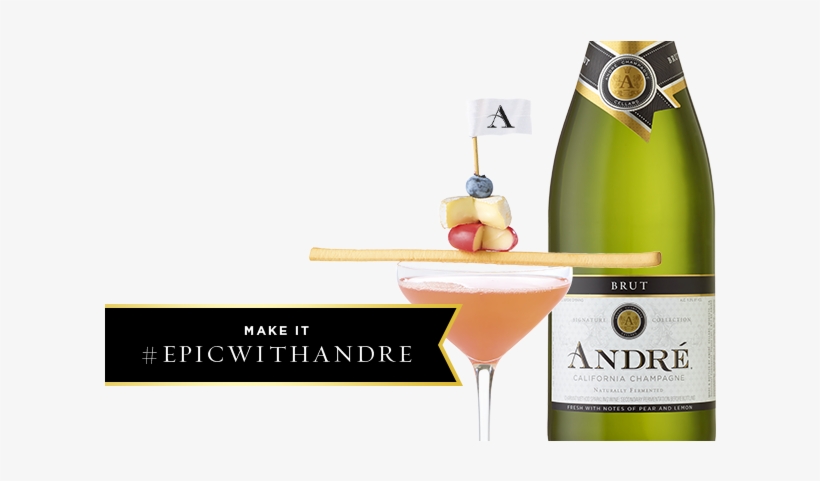 André French 75 Champagne Cocktail - Andre Champagne, transparent png