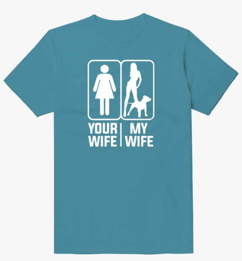 Your Wife My Wife Dog Funny T-shirt - Off White Chirico Tee, transparent png