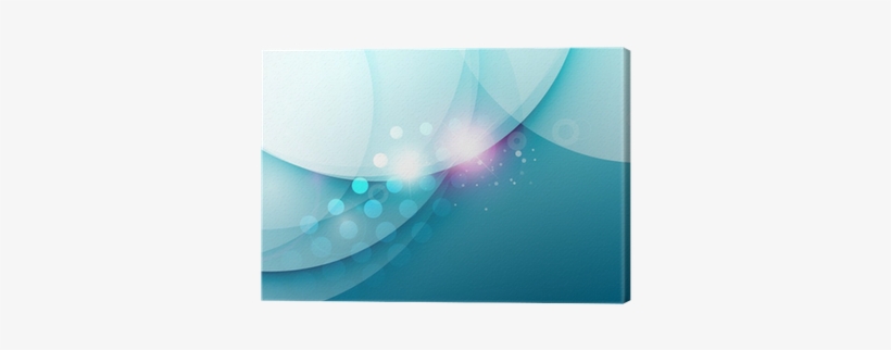 Cuadro En Lienzo Olas Elegantes De Colores Con Destellos - Light, transparent png
