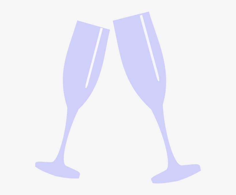 Champagne Glass Pink Clip Art At Clker - Champagne Glasses Images Clip Art, transparent png