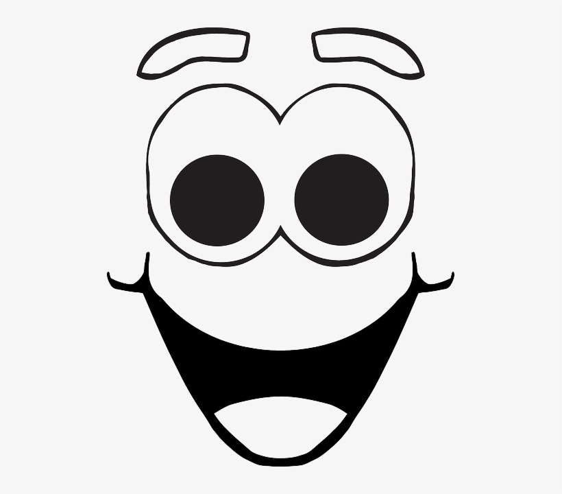 Face, Mouth, Smile, Smiling, Laughing, Eyes - Eyes And Mouth Cartoon, transparent png