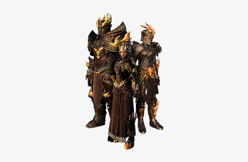 Collection Content Foreground Elementalevil Firearmor - Burning Armor, transparent png