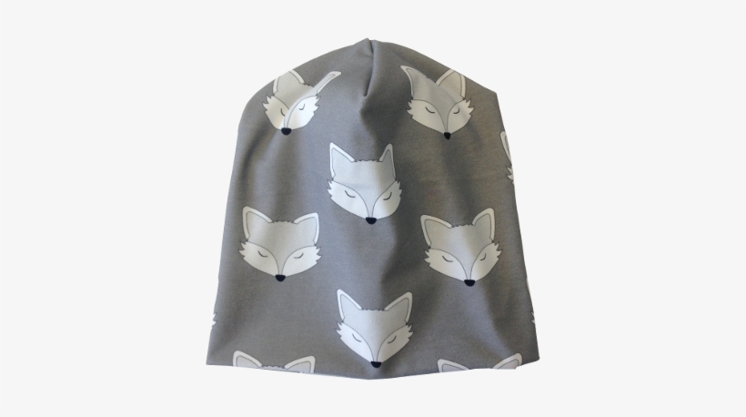 Wrinkled Beanie For Kids, Foxes - Mask, transparent png