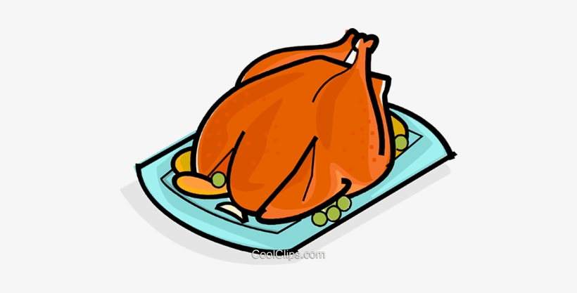 Roast Chicken Royalty Free Vector Clip Art Illustration, transparent png