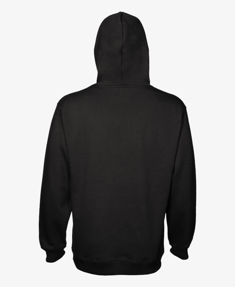 Larger Imagemove Mouse Over The Image To Magnify - Black Pullover Hoodie Back, transparent png