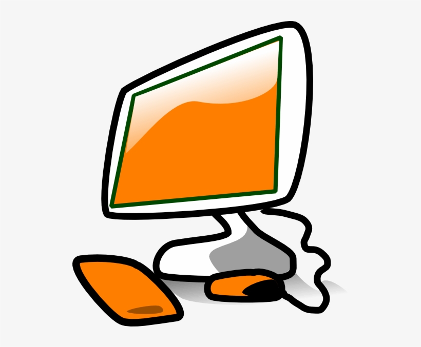 Free Books Computer Cliparts, Download Free Clip Art, - Computer Clipart Png, transparent png
