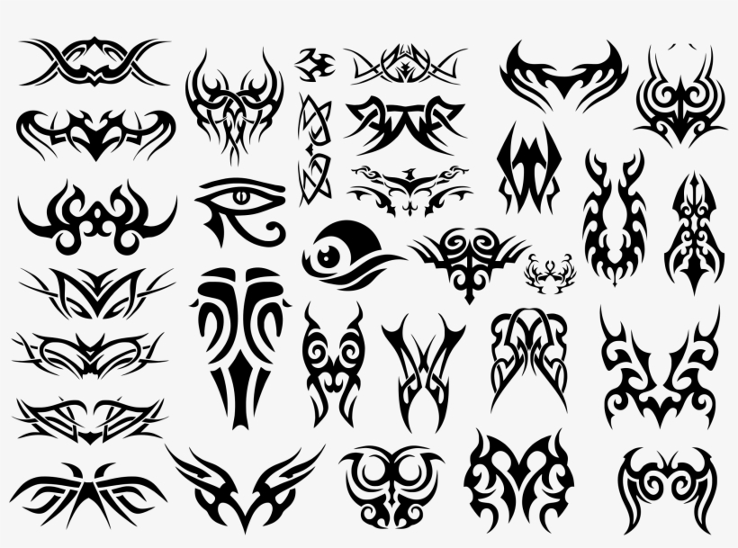 Image Transparent Stock Tattoos Big Image Png - Tribal Tattoos Black And White, transparent png