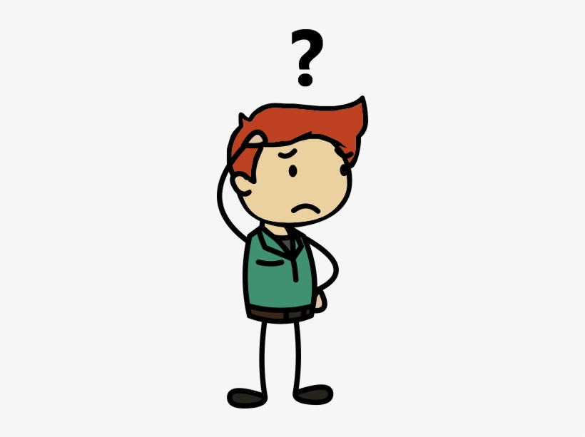 Download Transparent Transparent People Puzzled Confused Person