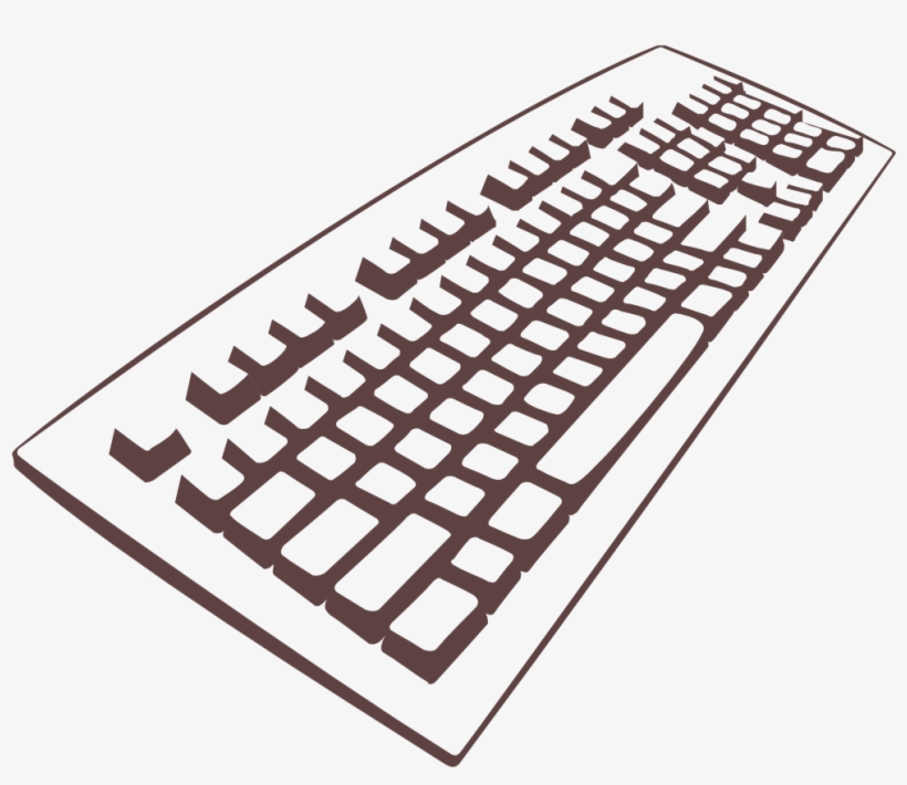 Keyboard Clip Art At Clker - Keyboard Clipart, transparent png