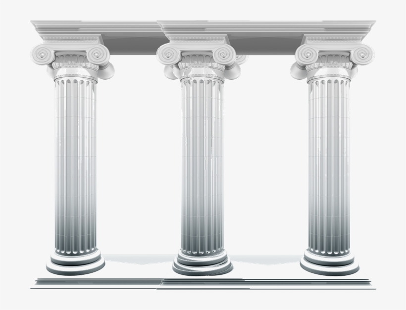 And The Water Blushed - 3 Pillars Clip Art, transparent png