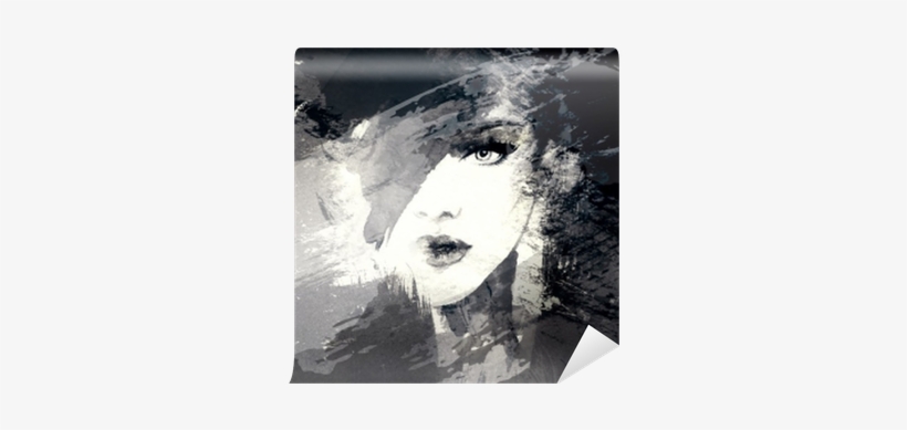 Beautiful Woman Face - Abstrakcja Kobieta, transparent png