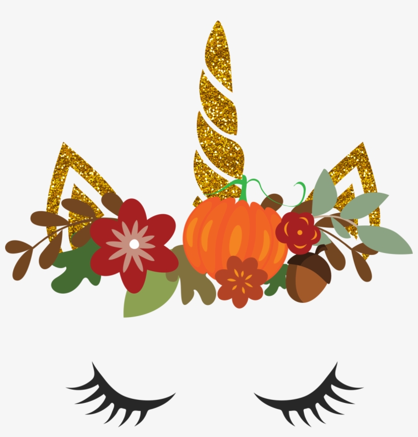 Unicorn Thanksgiving, transparent png