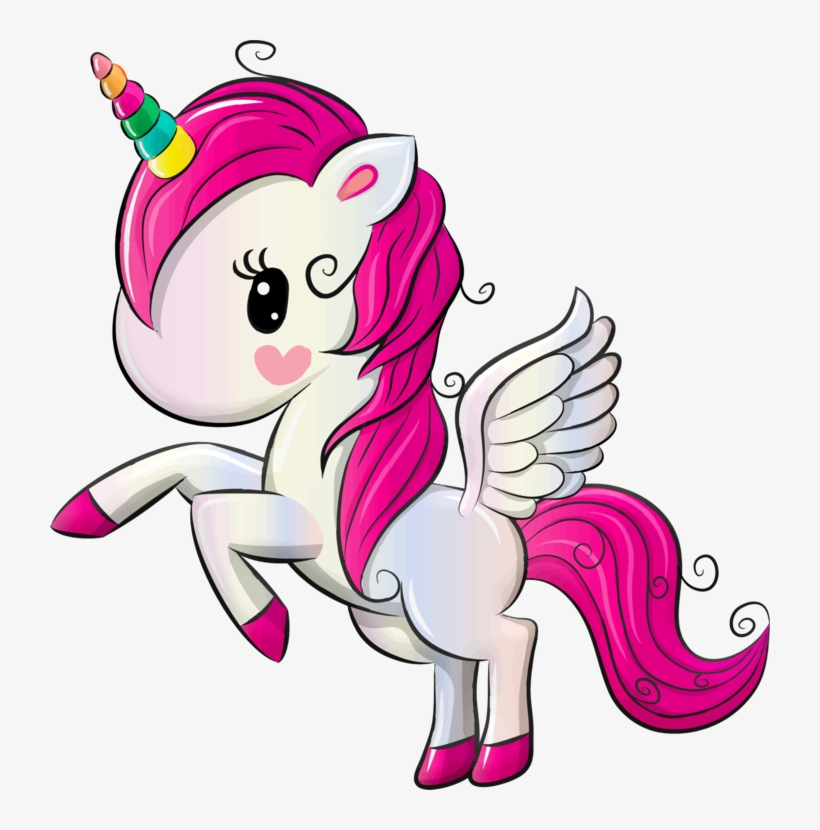 Unicorn Drawing - 卡通 独 角 兽, transparent png