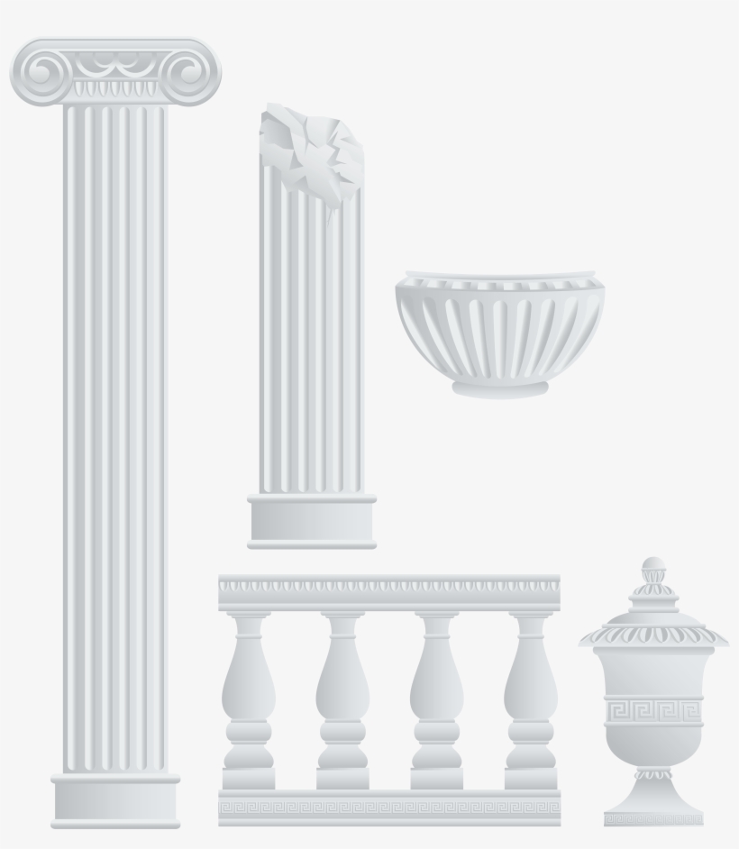 Greek Fence, transparent png