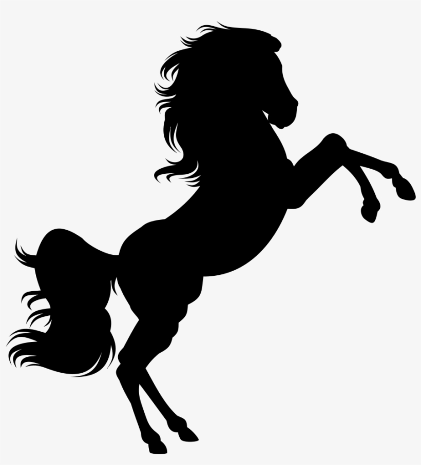 Horse Silhouette At Getdrawings Com Free For - Unicorn Silhouette Clip Art, transparent png